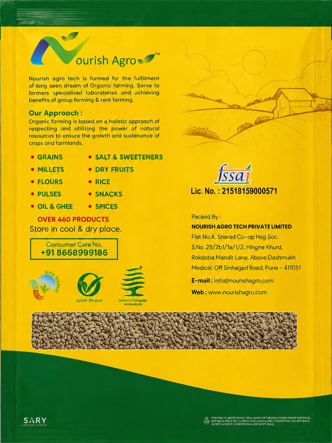 Ajwain - back of pack