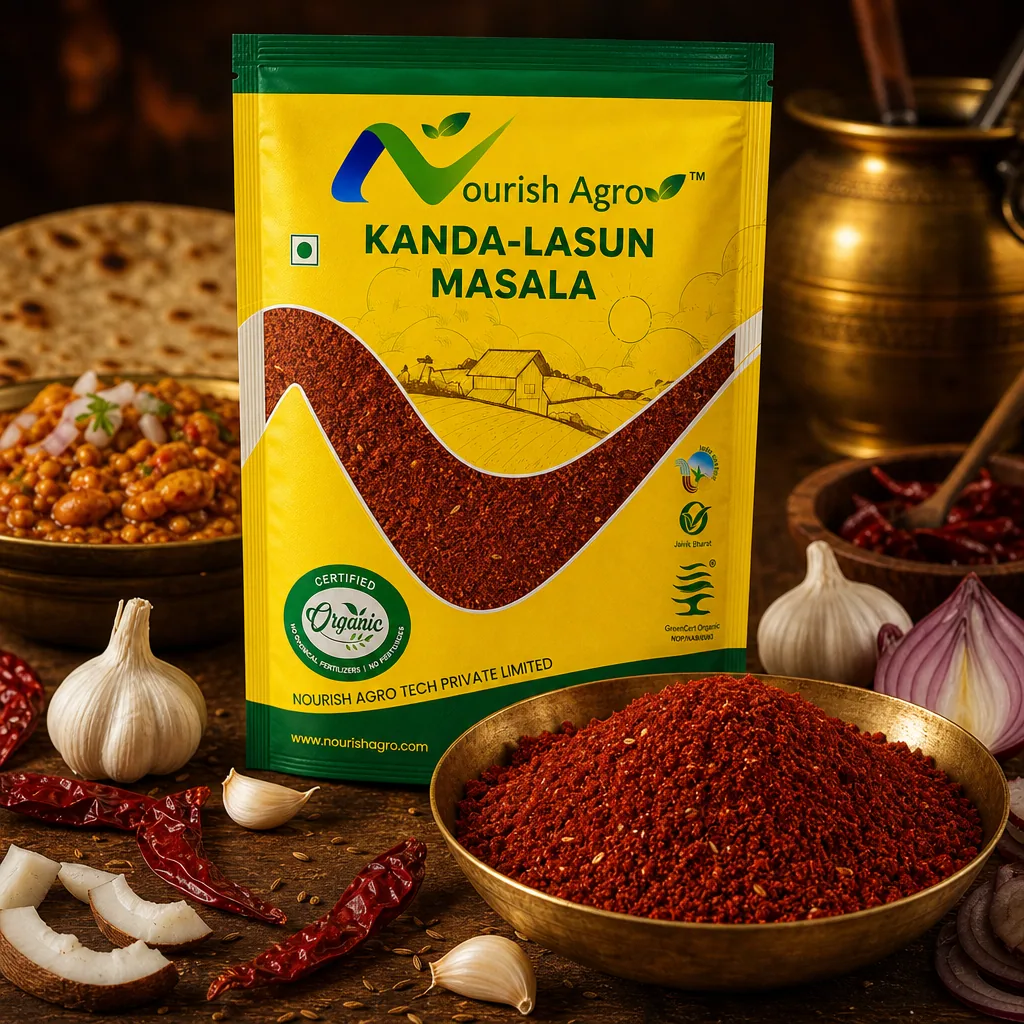 Kanda Lasun Masala - organic spices & masalas from Nourish Agro
