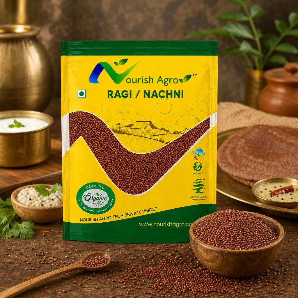 Ragi (Nachni) - organic grains & millets from Nourish Agro