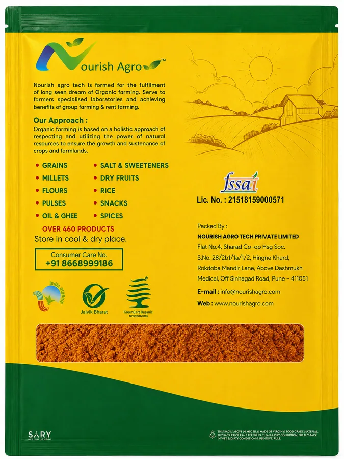 Sambar Masala - back of pack