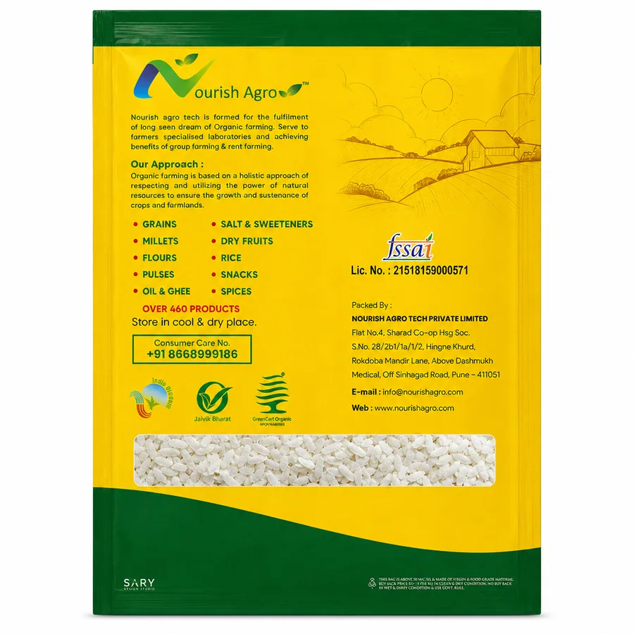 White Poha - back of pack