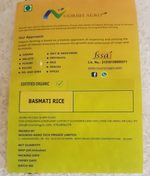 Nourish Basmati Rice White 1kg