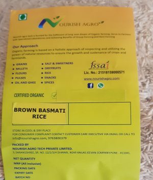 Nourish Basmati Rice Brown 500gm
